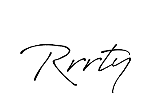 Rrrty stylish signature style. Best Handwritten Sign (Antro_Vectra_Bolder) for my name. Handwritten Signature Collection Ideas for my name Rrrty. Rrrty signature style 7 images and pictures png