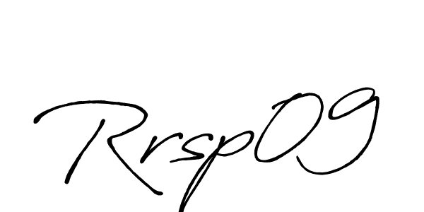 Design your own signature with our free online signature maker. With this signature software, you can create a handwritten (Antro_Vectra_Bolder) signature for name Rrsp09. Rrsp09 signature style 7 images and pictures png