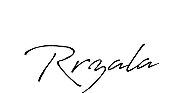 Rrzala stylish signature style. Best Handwritten Sign (Antro_Vectra_Bolder) for my name. Handwritten Signature Collection Ideas for my name Rrzala. Rrzala signature style 7 images and pictures png