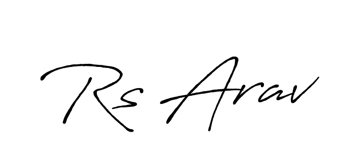 You should practise on your own different ways (Antro_Vectra_Bolder) to write your name (Rs Arav) in signature. don't let someone else do it for you. Rs Arav signature style 7 images and pictures png