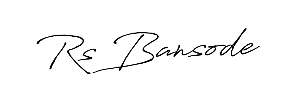Make a short Rs Bansode signature style. Manage your documents anywhere anytime using Antro_Vectra_Bolder. Create and add eSignatures, submit forms, share and send files easily. Rs Bansode signature style 7 images and pictures png
