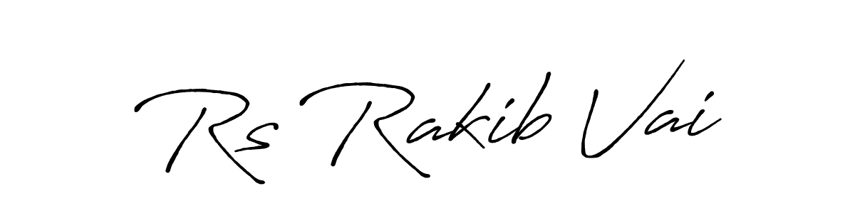 Make a beautiful signature design for name Rs Rakib Vai. Use this online signature maker to create a handwritten signature for free. Rs Rakib Vai signature style 7 images and pictures png