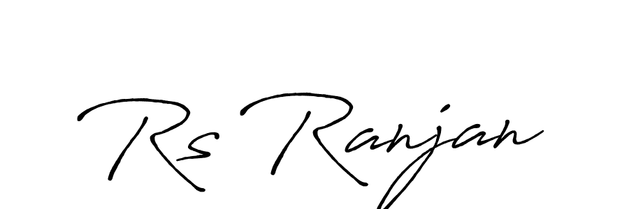 You should practise on your own different ways (Antro_Vectra_Bolder) to write your name (Rs Ranjan) in signature. don't let someone else do it for you. Rs Ranjan signature style 7 images and pictures png