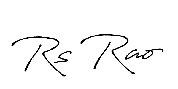 if you are searching for the best signature style for your name Rs Rao. so please give up your signature search. here we have designed multiple signature styles  using Antro_Vectra_Bolder. Rs Rao signature style 7 images and pictures png