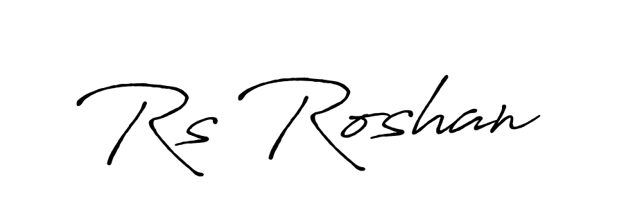 It looks lik you need a new signature style for name Rs Roshan. Design unique handwritten (Antro_Vectra_Bolder) signature with our free signature maker in just a few clicks. Rs Roshan signature style 7 images and pictures png