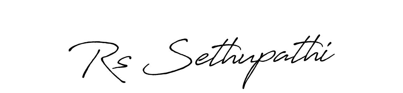 How to make Rs Sethupathi name signature. Use Antro_Vectra_Bolder style for creating short signs online. This is the latest handwritten sign. Rs Sethupathi signature style 7 images and pictures png