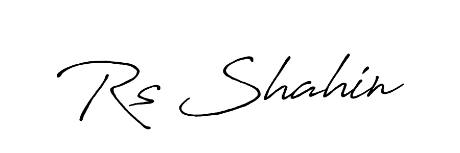 How to Draw Rs Shahin signature style? Antro_Vectra_Bolder is a latest design signature styles for name Rs Shahin. Rs Shahin signature style 7 images and pictures png