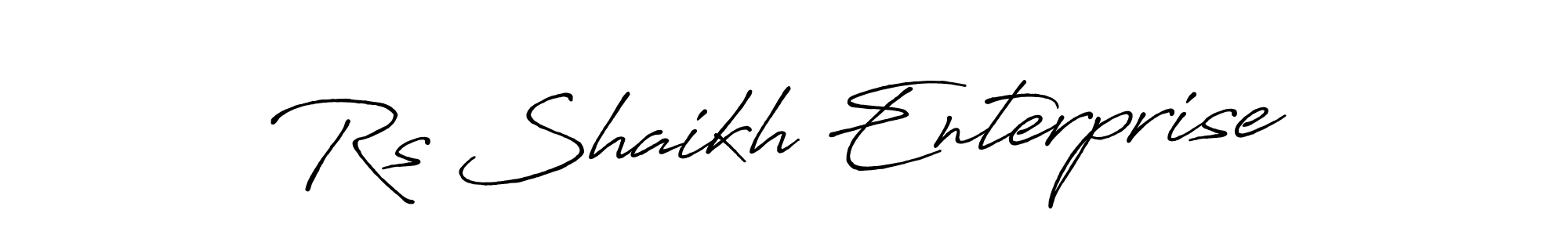 Rs Shaikh Enterprise stylish signature style. Best Handwritten Sign (Antro_Vectra_Bolder) for my name. Handwritten Signature Collection Ideas for my name Rs Shaikh Enterprise. Rs Shaikh Enterprise signature style 7 images and pictures png