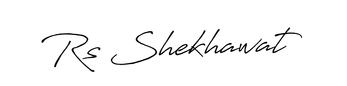 You should practise on your own different ways (Antro_Vectra_Bolder) to write your name (Rs Shekhawat) in signature. don't let someone else do it for you. Rs Shekhawat signature style 7 images and pictures png