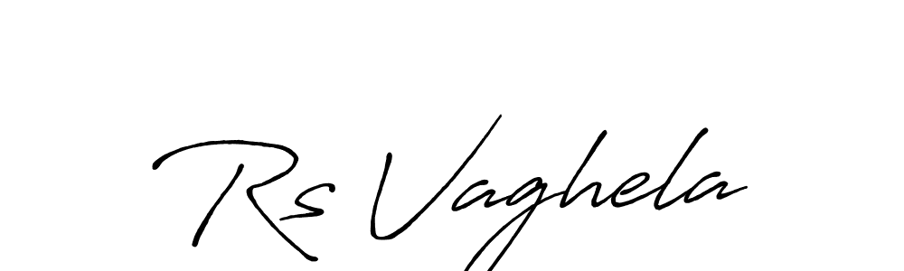You should practise on your own different ways (Antro_Vectra_Bolder) to write your name (Rs Vaghela) in signature. don't let someone else do it for you. Rs Vaghela signature style 7 images and pictures png