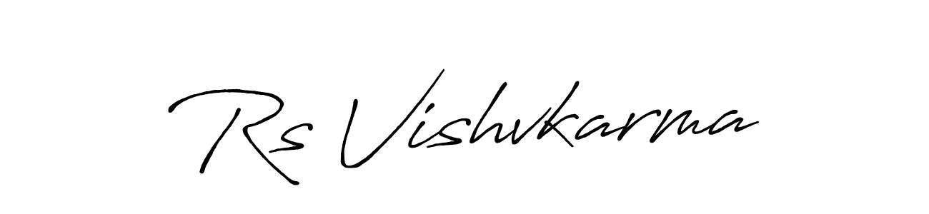 You should practise on your own different ways (Antro_Vectra_Bolder) to write your name (Rs Vishvkarma) in signature. don't let someone else do it for you. Rs Vishvkarma signature style 7 images and pictures png