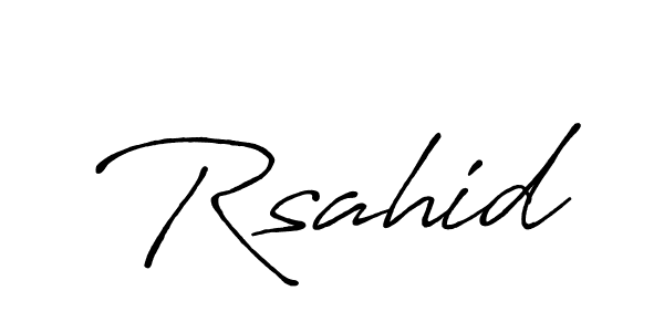 You should practise on your own different ways (Antro_Vectra_Bolder) to write your name (Rsahid) in signature. don't let someone else do it for you. Rsahid signature style 7 images and pictures png