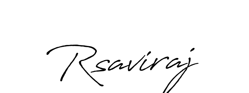 It looks lik you need a new signature style for name Rsaviraj. Design unique handwritten (Antro_Vectra_Bolder) signature with our free signature maker in just a few clicks. Rsaviraj signature style 7 images and pictures png