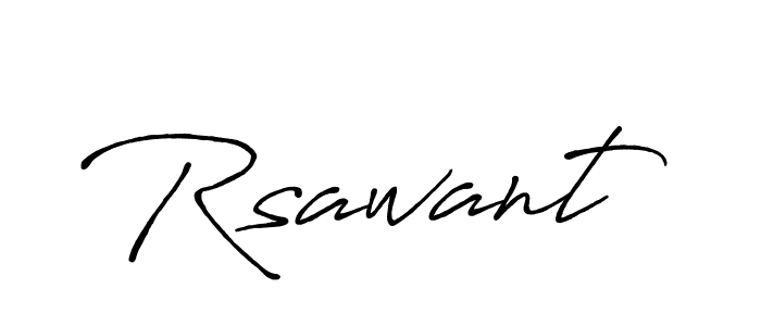 Also You can easily find your signature by using the search form. We will create Rsawant name handwritten signature images for you free of cost using Antro_Vectra_Bolder sign style. Rsawant signature style 7 images and pictures png