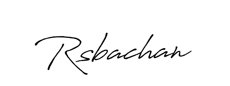 Once you've used our free online signature maker to create your best signature Antro_Vectra_Bolder style, it's time to enjoy all of the benefits that Rsbachan name signing documents. Rsbachan signature style 7 images and pictures png