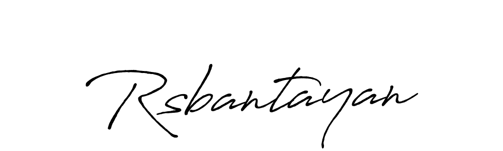 How to make Rsbantayan name signature. Use Antro_Vectra_Bolder style for creating short signs online. This is the latest handwritten sign. Rsbantayan signature style 7 images and pictures png