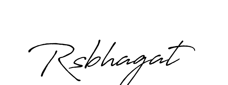 Use a signature maker to create a handwritten signature online. With this signature software, you can design (Antro_Vectra_Bolder) your own signature for name Rsbhagat. Rsbhagat signature style 7 images and pictures png