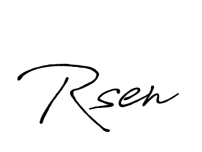 if you are searching for the best signature style for your name Rsen. so please give up your signature search. here we have designed multiple signature styles  using Antro_Vectra_Bolder. Rsen signature style 7 images and pictures png