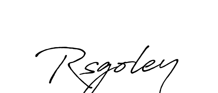 Create a beautiful signature design for name Rsgoley. With this signature (Antro_Vectra_Bolder) fonts, you can make a handwritten signature for free. Rsgoley signature style 7 images and pictures png