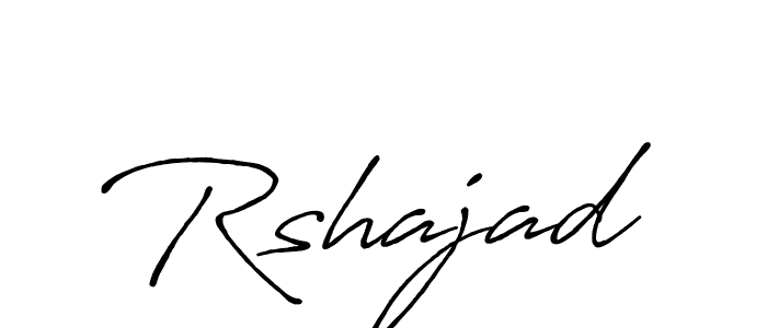 The best way (Antro_Vectra_Bolder) to make a short signature is to pick only two or three words in your name. The name Rshajad include a total of six letters. For converting this name. Rshajad signature style 7 images and pictures png