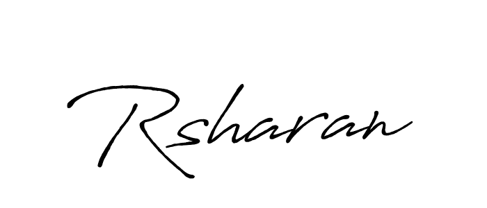 You should practise on your own different ways (Antro_Vectra_Bolder) to write your name (Rsharan) in signature. don't let someone else do it for you. Rsharan signature style 7 images and pictures png