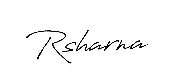 Design your own signature with our free online signature maker. With this signature software, you can create a handwritten (Antro_Vectra_Bolder) signature for name Rsharna. Rsharna signature style 7 images and pictures png