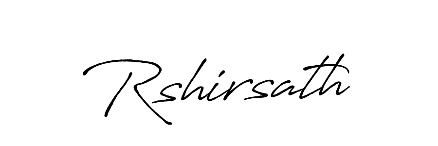 How to make Rshirsath name signature. Use Antro_Vectra_Bolder style for creating short signs online. This is the latest handwritten sign. Rshirsath signature style 7 images and pictures png