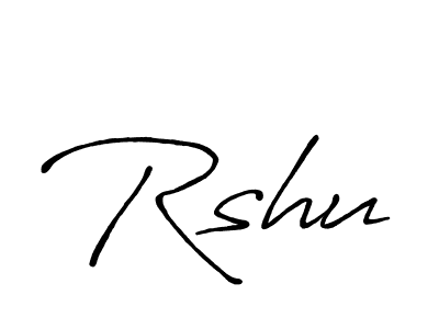 Antro_Vectra_Bolder is a professional signature style that is perfect for those who want to add a touch of class to their signature. It is also a great choice for those who want to make their signature more unique. Get Rshu name to fancy signature for free. Rshu signature style 7 images and pictures png