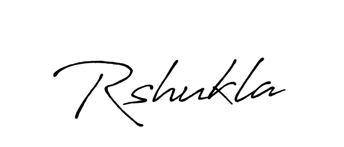 Rshukla stylish signature style. Best Handwritten Sign (Antro_Vectra_Bolder) for my name. Handwritten Signature Collection Ideas for my name Rshukla. Rshukla signature style 7 images and pictures png