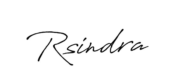 Rsindra stylish signature style. Best Handwritten Sign (Antro_Vectra_Bolder) for my name. Handwritten Signature Collection Ideas for my name Rsindra. Rsindra signature style 7 images and pictures png