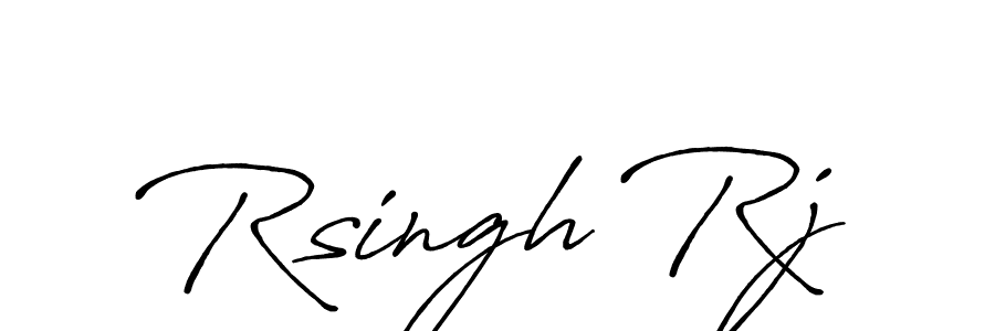 Antro_Vectra_Bolder is a professional signature style that is perfect for those who want to add a touch of class to their signature. It is also a great choice for those who want to make their signature more unique. Get Rsingh Rj name to fancy signature for free. Rsingh Rj signature style 7 images and pictures png