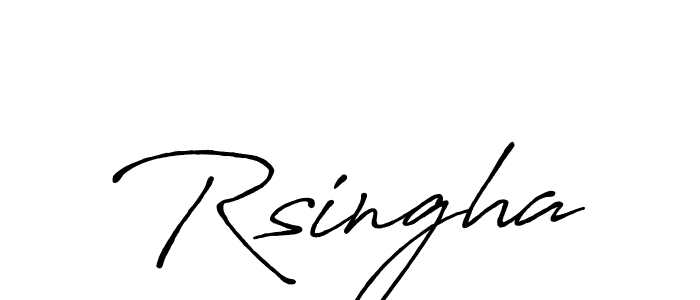 Once you've used our free online signature maker to create your best signature Antro_Vectra_Bolder style, it's time to enjoy all of the benefits that Rsingha name signing documents. Rsingha signature style 7 images and pictures png