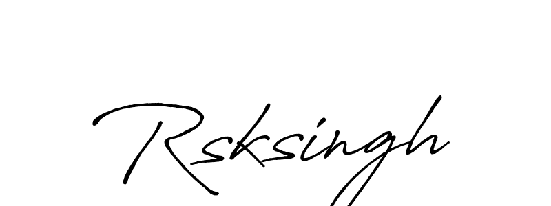 Also we have Rsksingh name is the best signature style. Create professional handwritten signature collection using Antro_Vectra_Bolder autograph style. Rsksingh signature style 7 images and pictures png