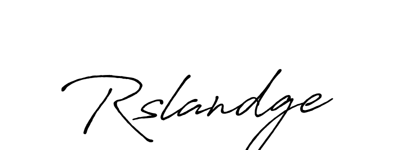 Also we have Rslandge name is the best signature style. Create professional handwritten signature collection using Antro_Vectra_Bolder autograph style. Rslandge signature style 7 images and pictures png