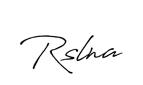 Once you've used our free online signature maker to create your best signature Antro_Vectra_Bolder style, it's time to enjoy all of the benefits that Rslna name signing documents. Rslna signature style 7 images and pictures png