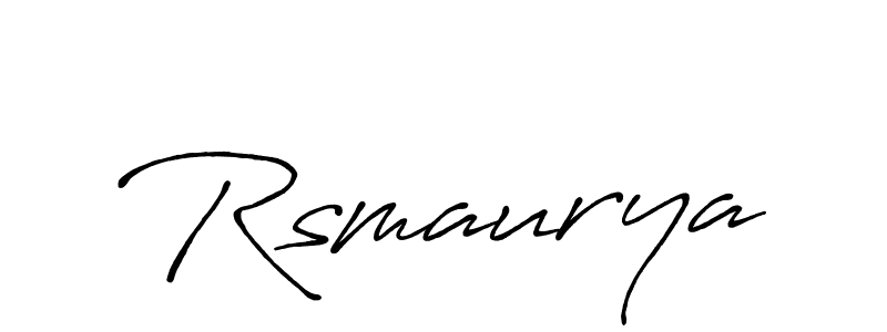The best way (Antro_Vectra_Bolder) to make a short signature is to pick only two or three words in your name. The name Rsmaurya include a total of six letters. For converting this name. Rsmaurya signature style 7 images and pictures png