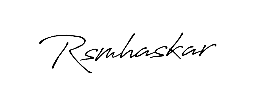 How to Draw Rsmhaskar signature style? Antro_Vectra_Bolder is a latest design signature styles for name Rsmhaskar. Rsmhaskar signature style 7 images and pictures png