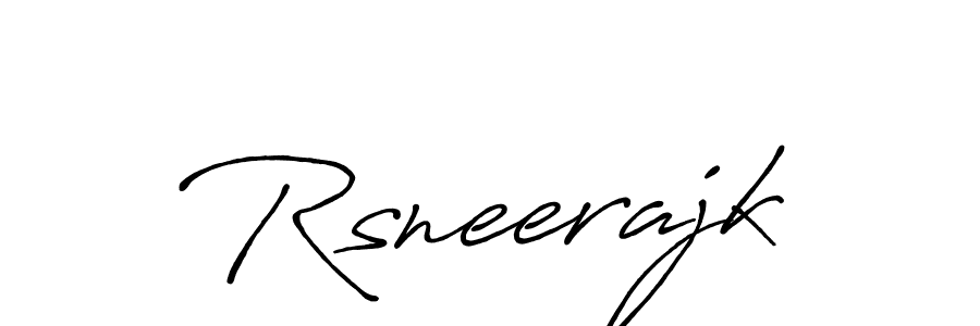 Make a beautiful signature design for name Rsneerajk. Use this online signature maker to create a handwritten signature for free. Rsneerajk signature style 7 images and pictures png