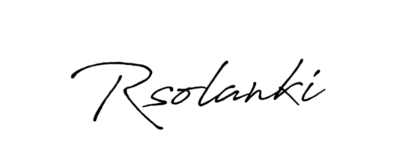 Make a beautiful signature design for name Rsolanki. Use this online signature maker to create a handwritten signature for free. Rsolanki signature style 7 images and pictures png