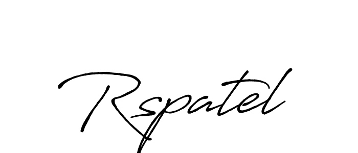 Best and Professional Signature Style for Rspatel. Antro_Vectra_Bolder Best Signature Style Collection. Rspatel signature style 7 images and pictures png