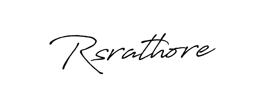 Rsrathore stylish signature style. Best Handwritten Sign (Antro_Vectra_Bolder) for my name. Handwritten Signature Collection Ideas for my name Rsrathore. Rsrathore signature style 7 images and pictures png