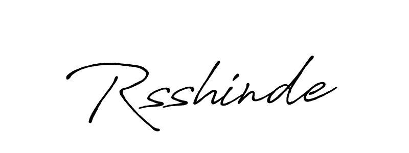 Design your own signature with our free online signature maker. With this signature software, you can create a handwritten (Antro_Vectra_Bolder) signature for name Rsshinde. Rsshinde signature style 7 images and pictures png