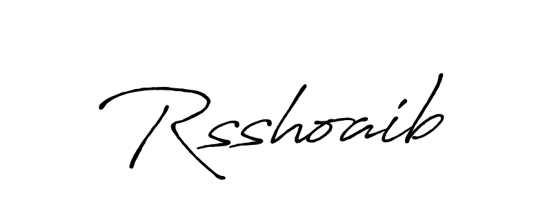 How to make Rsshoaib signature? Antro_Vectra_Bolder is a professional autograph style. Create handwritten signature for Rsshoaib name. Rsshoaib signature style 7 images and pictures png