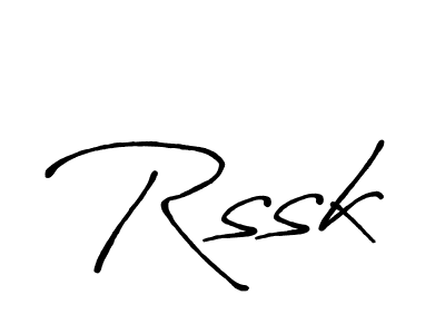 Use a signature maker to create a handwritten signature online. With this signature software, you can design (Antro_Vectra_Bolder) your own signature for name Rssk. Rssk signature style 7 images and pictures png