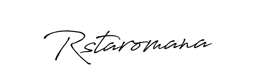 Once you've used our free online signature maker to create your best signature Antro_Vectra_Bolder style, it's time to enjoy all of the benefits that Rstaromana name signing documents. Rstaromana signature style 7 images and pictures png