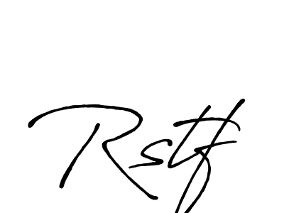 Make a beautiful signature design for name Rstf. Use this online signature maker to create a handwritten signature for free. Rstf signature style 7 images and pictures png