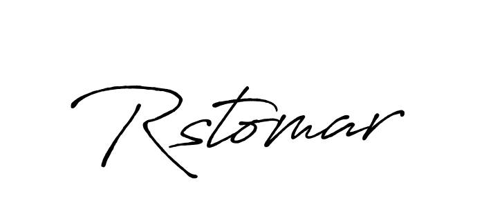How to make Rstomar signature? Antro_Vectra_Bolder is a professional autograph style. Create handwritten signature for Rstomar name. Rstomar signature style 7 images and pictures png
