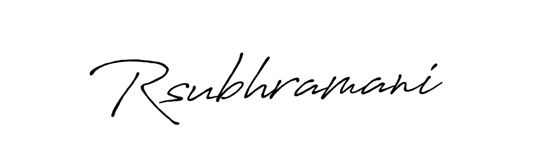 You can use this online signature creator to create a handwritten signature for the name Rsubhramani. This is the best online autograph maker. Rsubhramani signature style 7 images and pictures png