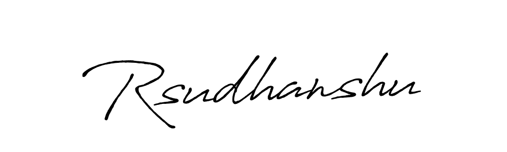 It looks lik you need a new signature style for name Rsudhanshu. Design unique handwritten (Antro_Vectra_Bolder) signature with our free signature maker in just a few clicks. Rsudhanshu signature style 7 images and pictures png