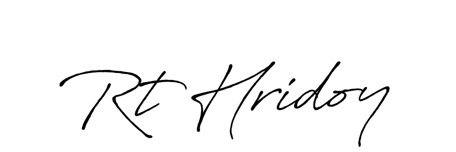 How to Draw Rt Hridoy signature style? Antro_Vectra_Bolder is a latest design signature styles for name Rt Hridoy. Rt Hridoy signature style 7 images and pictures png